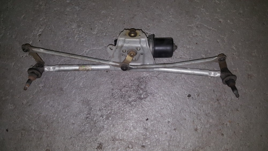Ruitenwissermotor + mechaniek Renault Kangoo 2006 voorzijde
