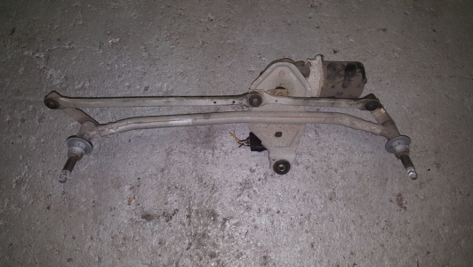 Ruitenwissermotor + mechaniek Renault Trafic 2002 voorzijde