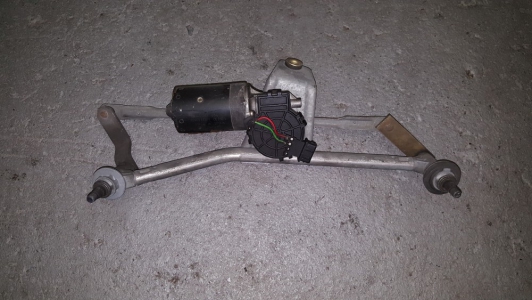 Ruitenwissermotor + mechaniek Peugeot 206 2002 voorzijde