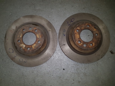 Remschijf Audi Q7 2007 links, rechts achter